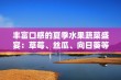 丰富口感的夏季水果蔬菜盛宴：草莓、丝瓜、向日葵等清新搭配