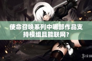 使命召唤系列中哪部作品支持模组且能联网？