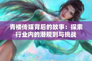 青楼传媒背后的故事：探索行业内的潜规则与挑战