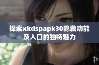 探索xkdspapk30隐藏功能及入口的独特魅力