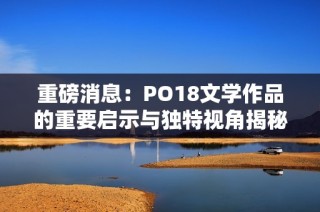 重磅消息：PO18文学作品的重要启示与独特视角揭秘