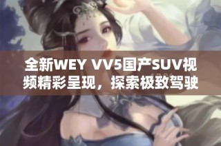 全新WEY VV5国产SUV视频精彩呈现，探索极致驾驶体验