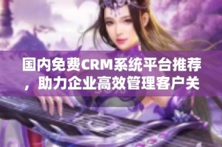 国内免费CRM系统平台推荐，助力企业高效管理客户关系