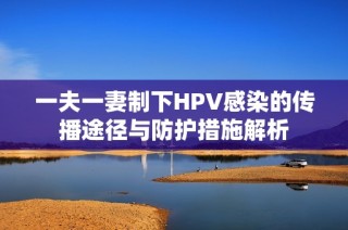 一夫一妻制下HPV感染的传播途径与防护措施解析