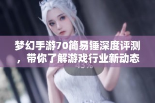 梦幻手游70简易锤深度评测，带你了解游戏行业新动态