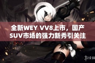 全新WEY VV8上市，国产SUV市场的强力新秀引关注