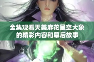 全集观看天美麻花星空大象的精彩内容和幕后故事