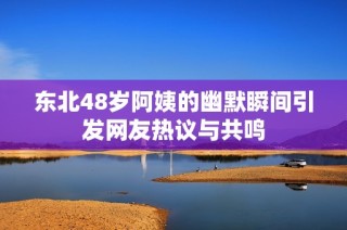 东北48岁阿姨的幽默瞬间引发网友热议与共鸣