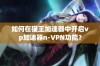 如何在猫王加速器中开启vp加速器n-VPN功能？