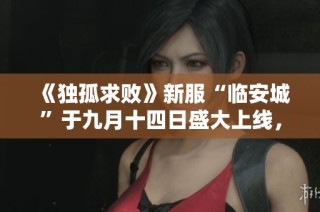 《独孤求败》新服“临安城”于九月十四日盛大上线，精彩纷呈不容错过
