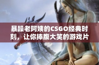 暴躁老阿姨的CSGO经典时刻，让你捧腹大笑的游戏片段