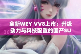 全新WEY VV8上市：升级动力与科技配置的国产SUV新选择