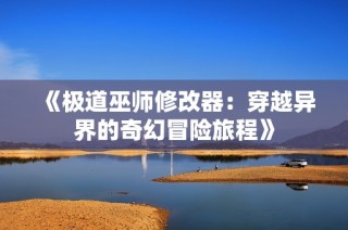 《极道巫师修改器：穿越异界的奇幻冒险旅程》