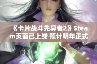 《卡片战斗先导者2》Steam页面已上线 预计明年正式发售