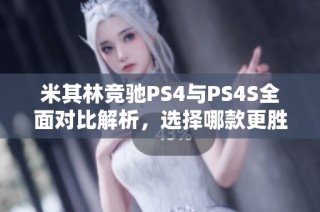 米其林竞驰PS4与PS4S全面对比解析，选择哪款更胜一筹？