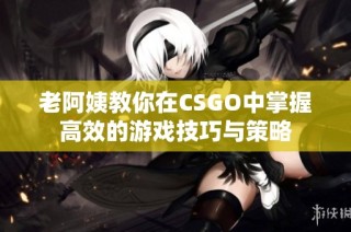 老阿姨教你在CSGO中掌握高效的游戏技巧与策略