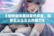 《独特旋律展现爱的声音，探索么么么么么的魅力》