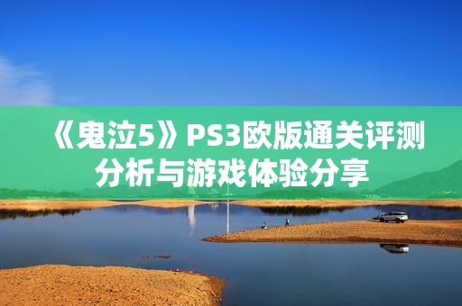 《鬼泣5》PS3欧版通关评测分析与游戏体验分享