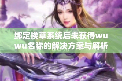 绑定挨草系统后未获得wuwu名称的解决方案与解析