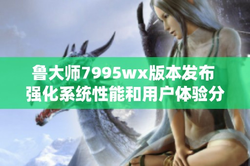 鲁大师7995wx版本发布 强化系统性能和用户体验分析