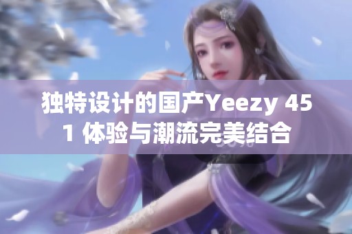 独特设计的国产Yeezy 451 体验与潮流完美结合