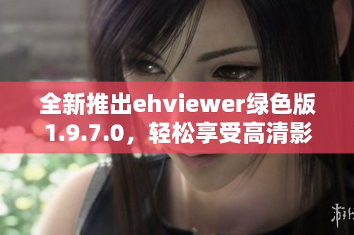 全新推出ehviewer绿色版1.9.7.0，轻松享受高清影视体验