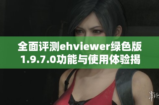 全面评测ehviewer绿色版1.9.7.0功能与使用体验揭秘