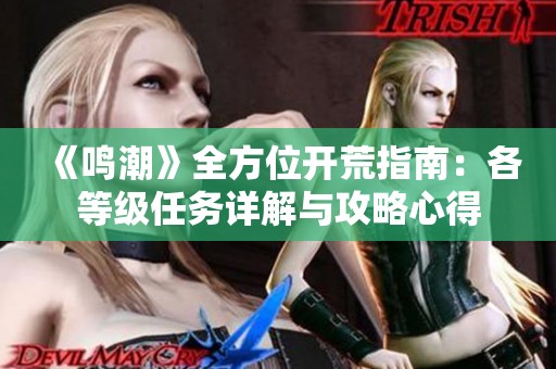 《鸣潮》全方位开荒指南：各等级任务详解与攻略心得