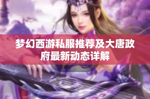 梦幻西游私服推荐及大唐政府最新动态详解