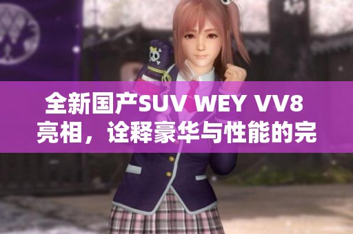 全新国产SUV WEY VV8 亮相，诠释豪华与性能的完美结合