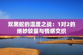 双黑蛇的温度之战：1对2的绝妙较量与情感交织