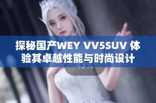 探秘国产WEY VV5SUV 体验其卓越性能与时尚设计