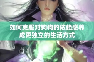 如何克服对狗狗的依赖感养成更独立的生活方式