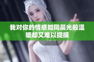 我对你的情感如同晨光般温暖却又难以捉摸