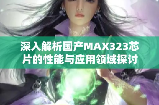 深入解析国产MAX323芯片的性能与应用领域探讨