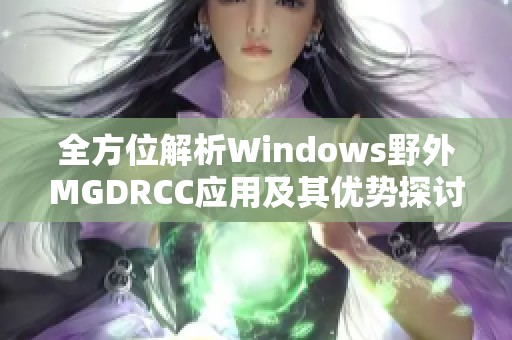 全方位解析Windows野外MGDRCC应用及其优势探讨